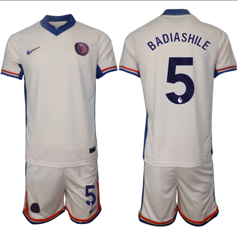 Men 2024-2025 Club Chelsea away Cream #5 Soccer Jersey